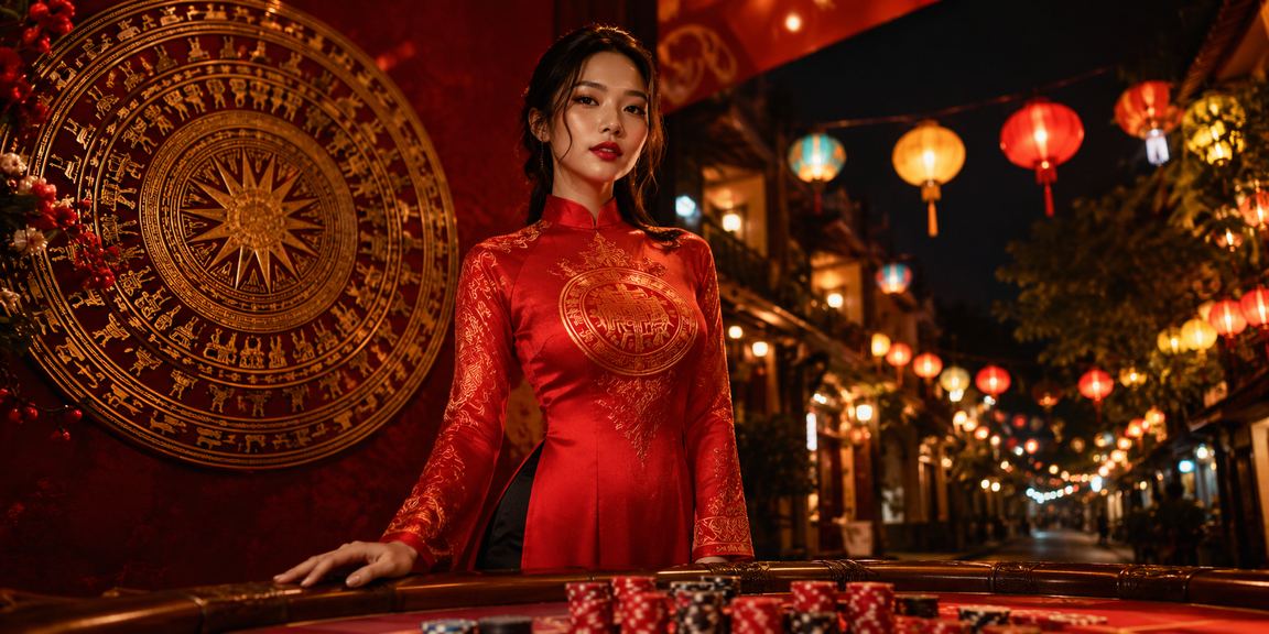 Trò chơi slot với hình ảnh áo dài truyền thống tại Hà Nội