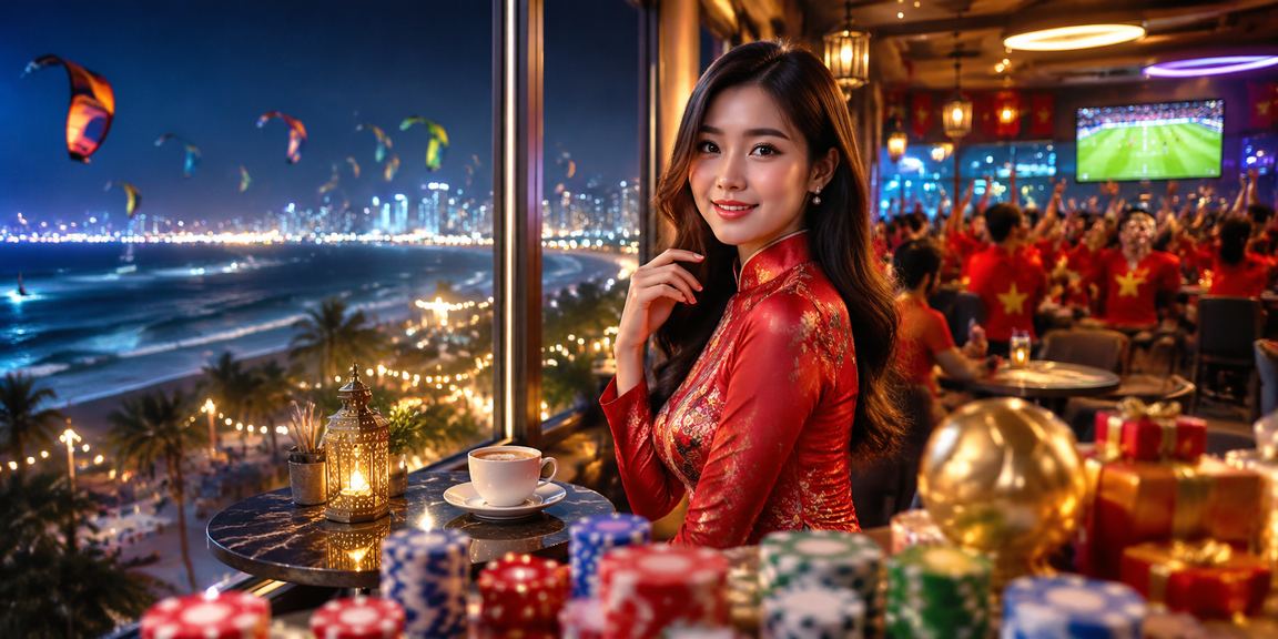 Người dân Mũi Né chơi xổ số truyền thống cùng áo dài
